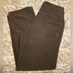 Patagonia Men’s Corduroy Organic Cotton Jeans Pants Size 32 Topsoil Brown
